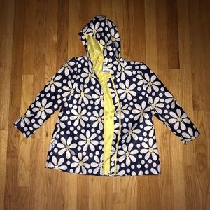 Kids flower rain jacket / coat